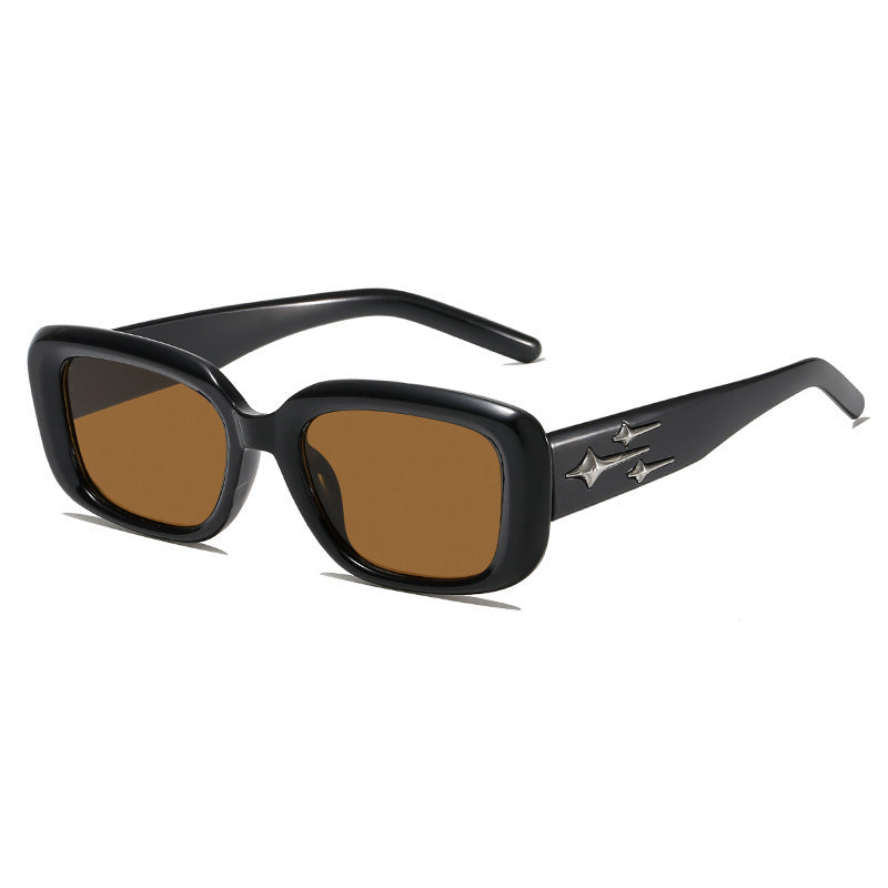 Vintage Inspirierte Quadratische Rahmen Sonnenbrille Brehn