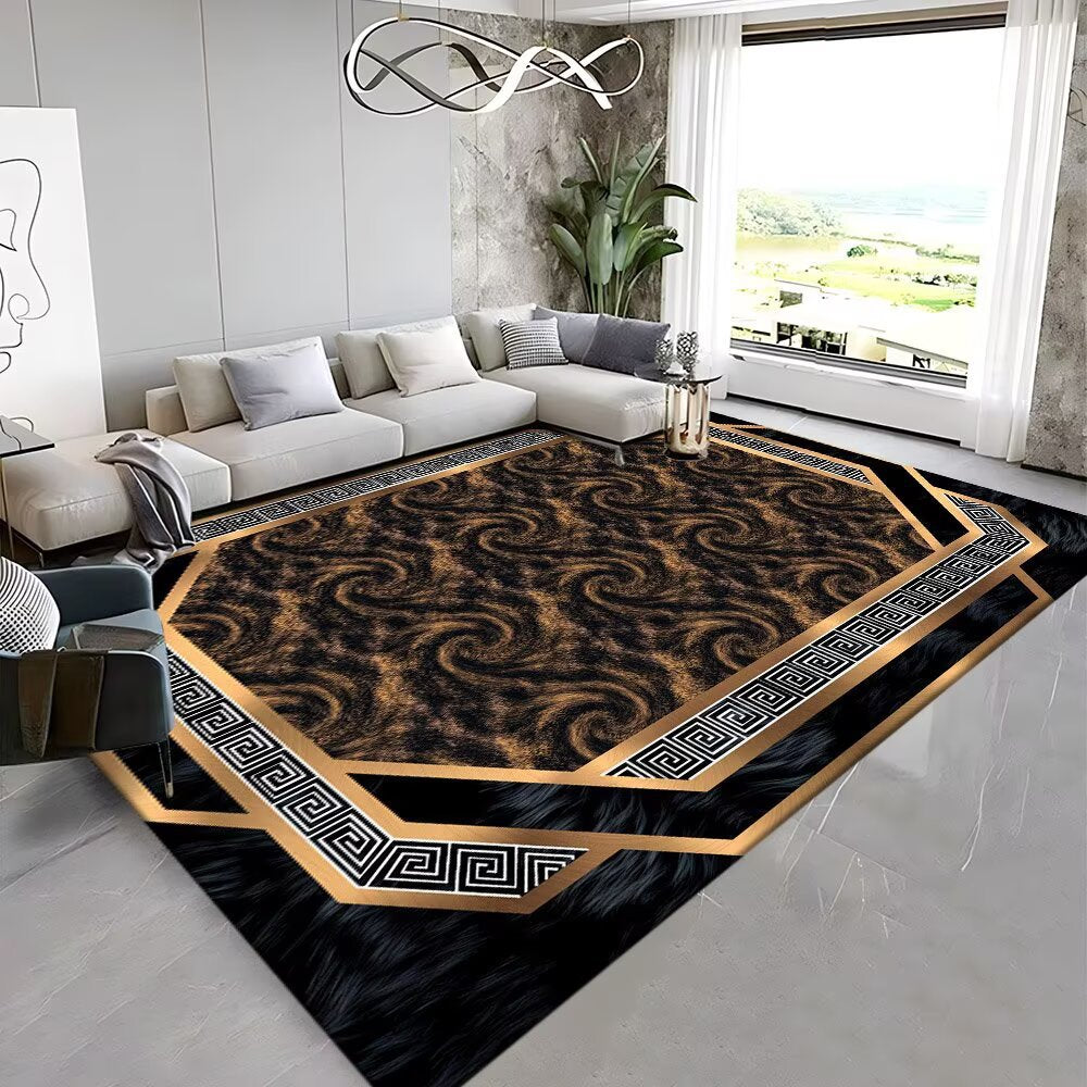 Luxuriöser geometrischer Teppich Brehn