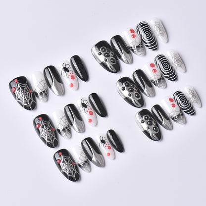 Gothic-Themen Press-On Nagelkunst
