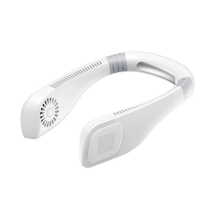 Unisex Tragbarer Nackenventilator mit Bluetooth-Lautsprecher Brehn