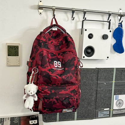 Vielseitiger Camouflage-Rucksack mit Multi-Taschen-Design Brehn