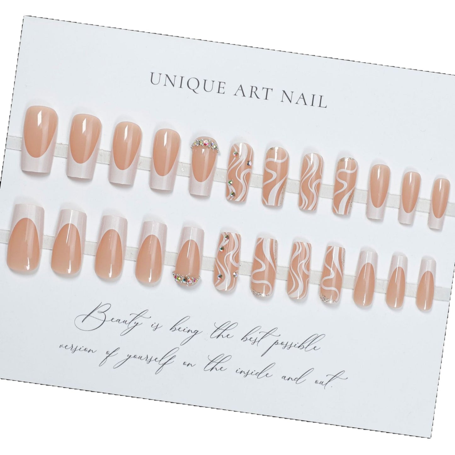 Künstlerische Gel-Nagelspitzen-Set Brehn