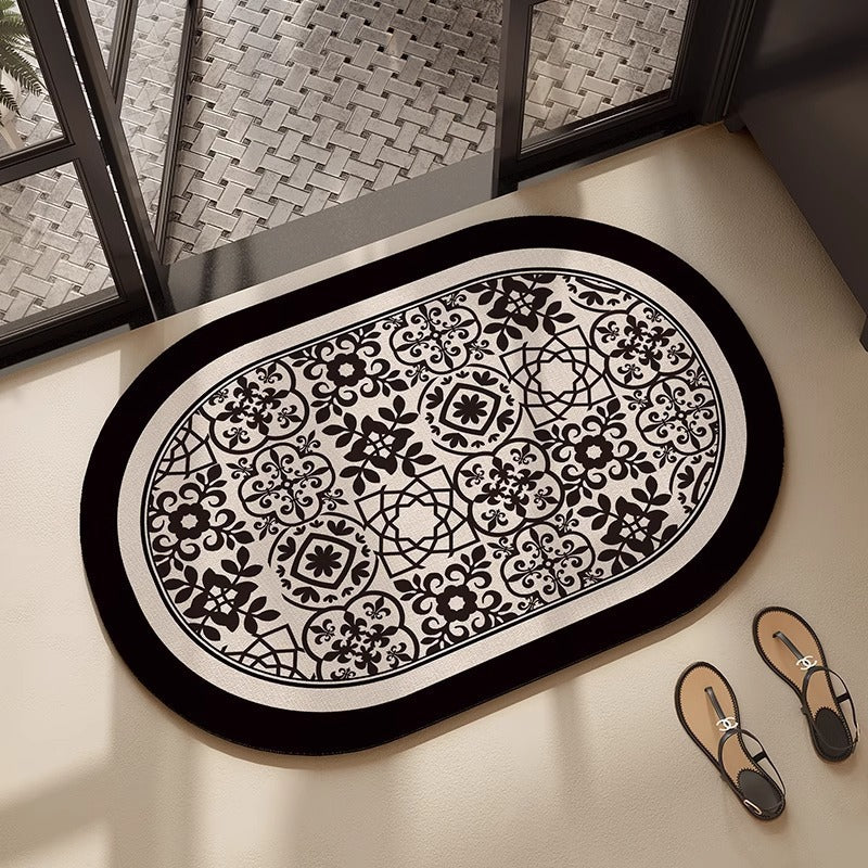 Floral Gestickte Badematte Brehn