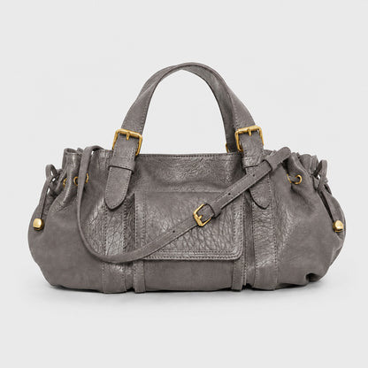 Luxuriöse Texturierte Lederhandtasche
