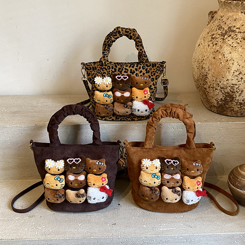 Niedliche Plüsch-Charakter-Handtasche