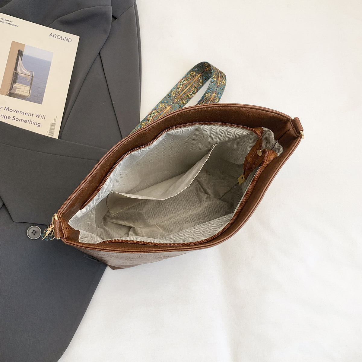 Artisan Leder Schultertasche