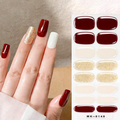Premium Glänzende Gel-Nagelspitzen Set