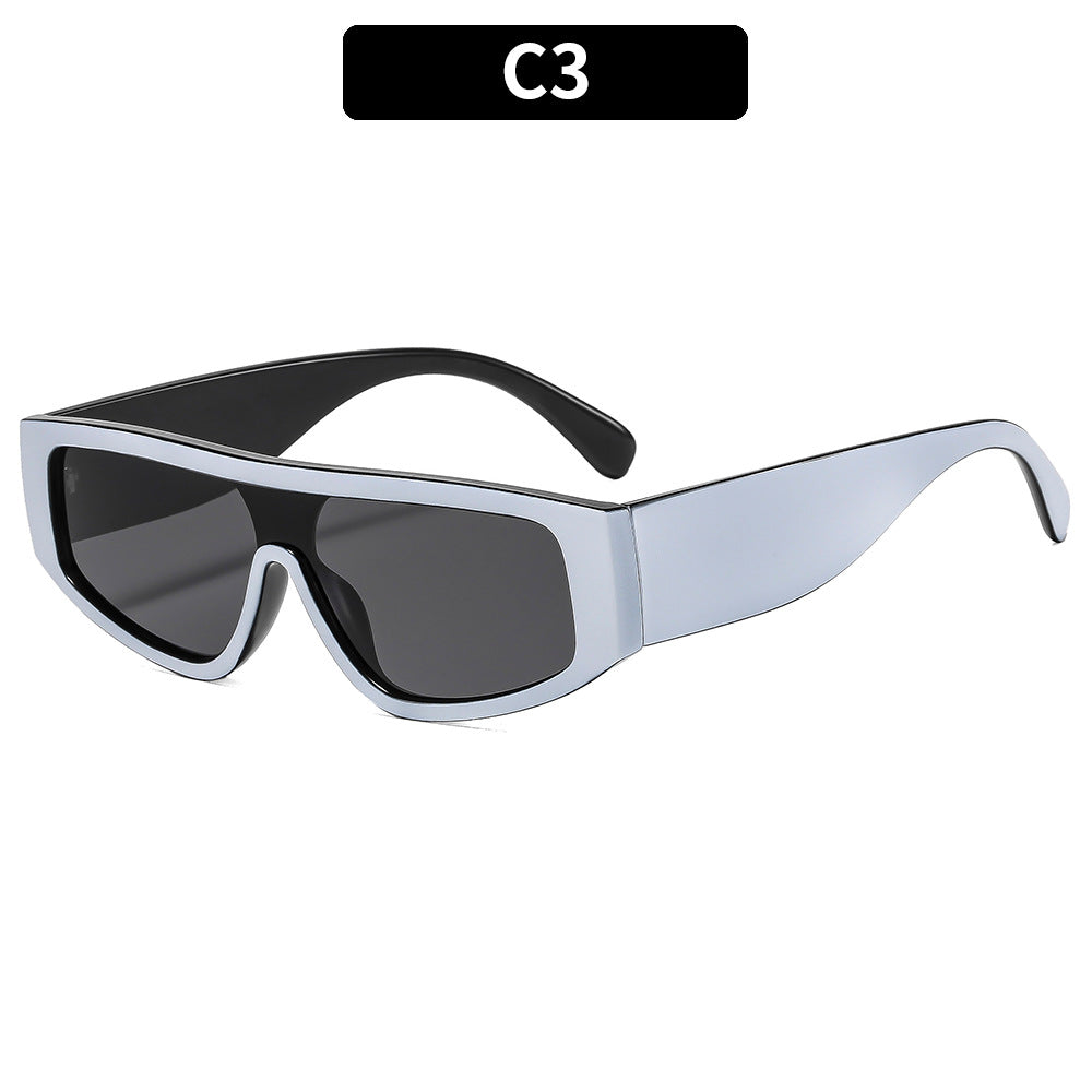 Futuristische Architektur Schild Sonnenbrille