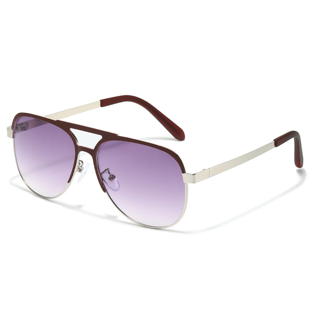 Luxuriöse Metallrahmen Aviator Sonnenbrille Brehn