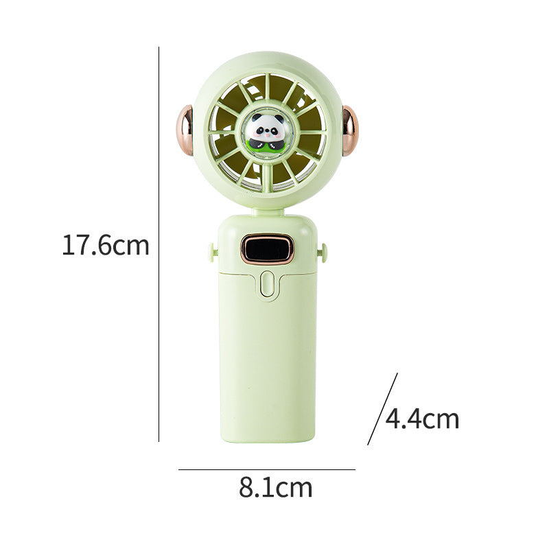 Adorabler Handheld Kühlventilator mit niedlichem Panda-Design Brehn