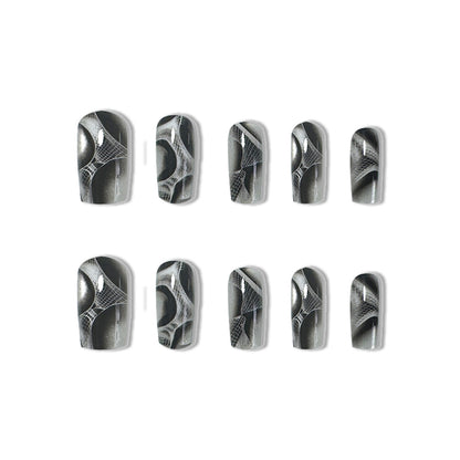 Künstlerisches Gel-Nagelkunst-Design Brehn