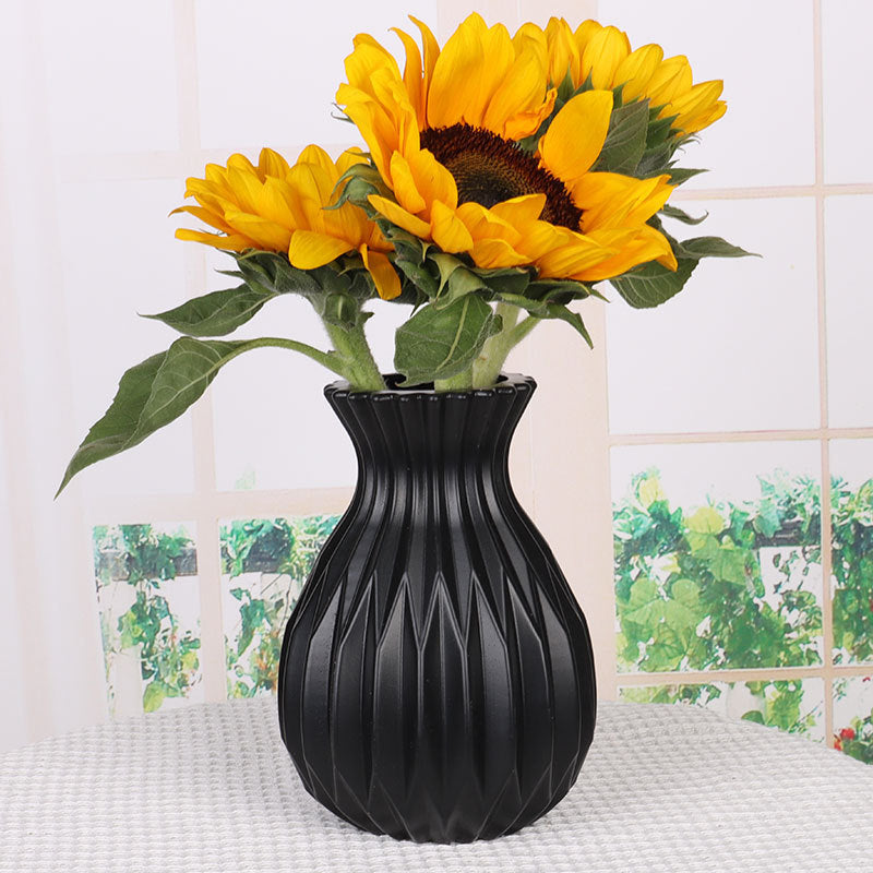 Künstlerische strukturierte Blumenvase Brehn