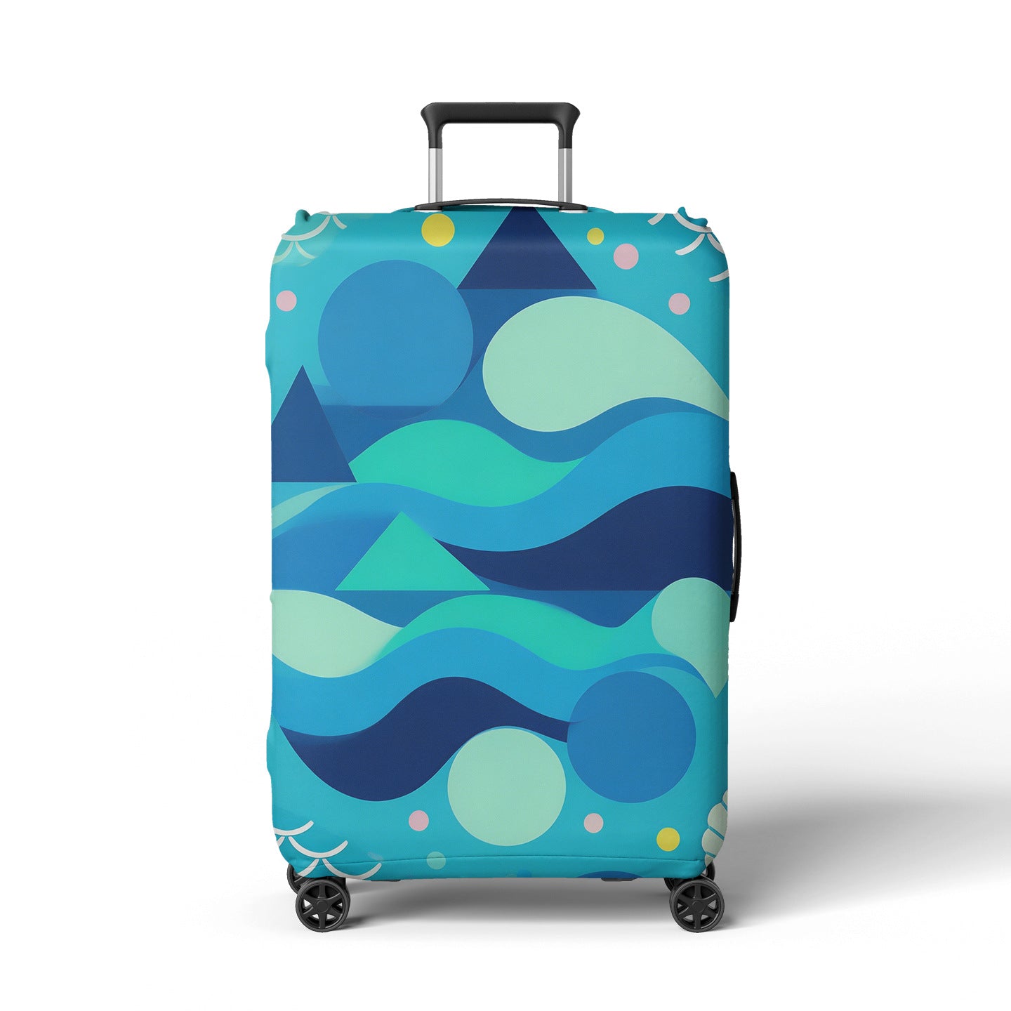 Damen Kofferhülle mit modernem grafischen Design Brehn