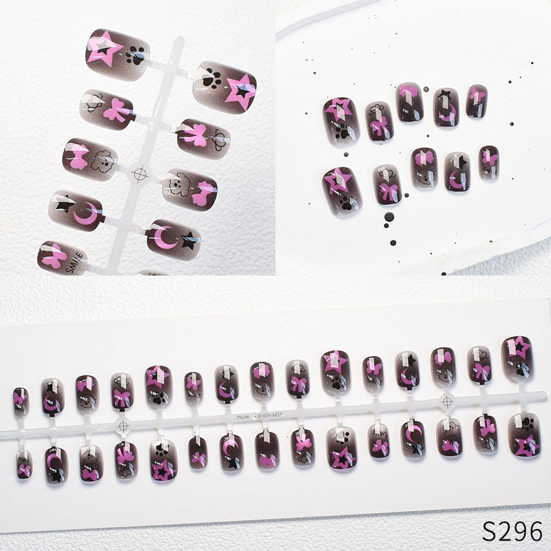 Niedliches Tier-Themen Press-On Nagelset Brehn