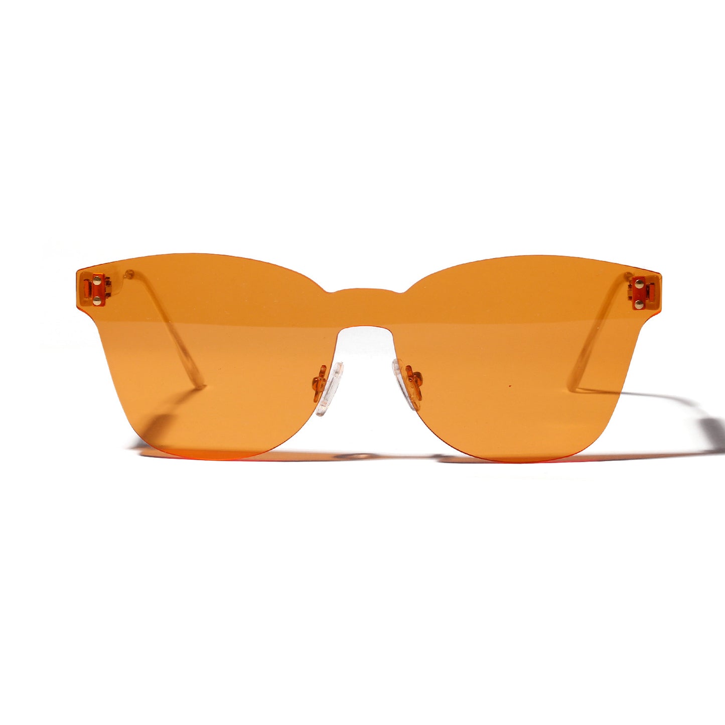 Damen Modesonnenbrille mit einzigartigem transparenten Rahmen Brehn