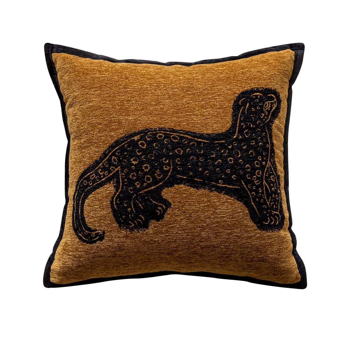 Luxuriöses Kissen mit Pantherdesign