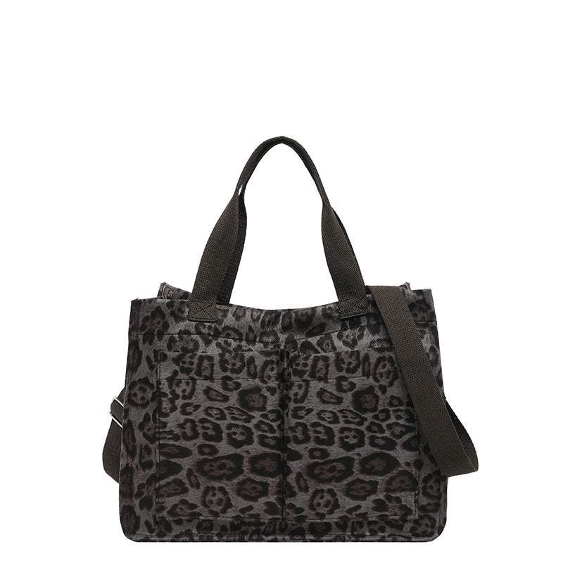 WoChic Leopardenmuster Utility Tragetasche Brehn