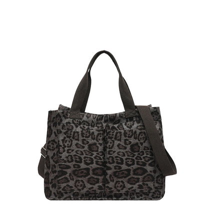 WoChic Leopardenmuster Utility Tragetasche Brehn