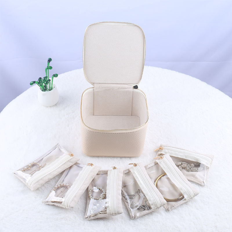 Kosmetik-Organizer Handtasche mit Transparenten Fächern Brehn