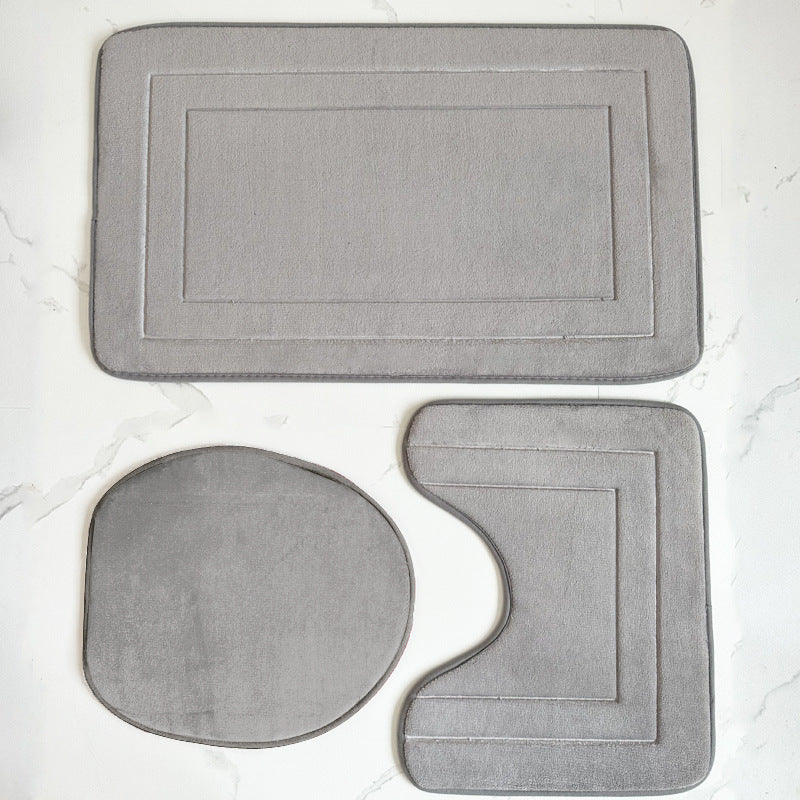 Plüschweiche Badematten-Set Brehn
