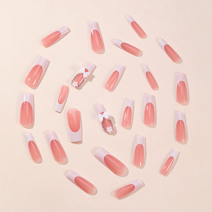 Elegante 3D-Blumenakzent-Nagelkunstverlängerungen Brehn
