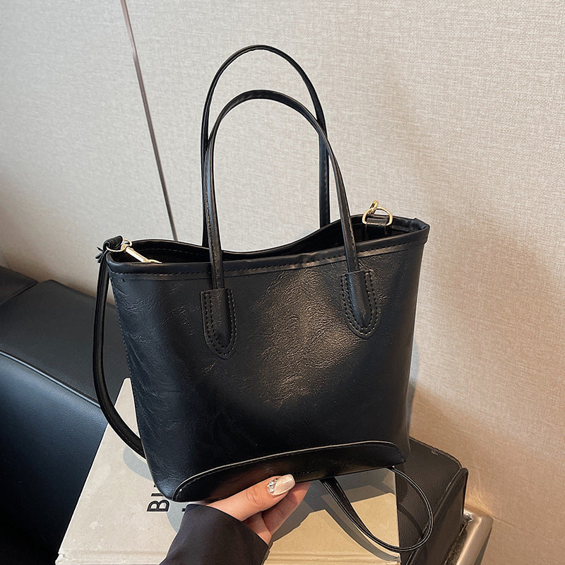 Minimalistische Strukturierte Handtasche