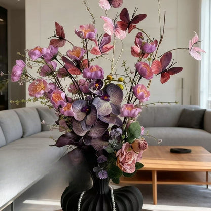 Lebensechte Blumensträuß-Anordnung