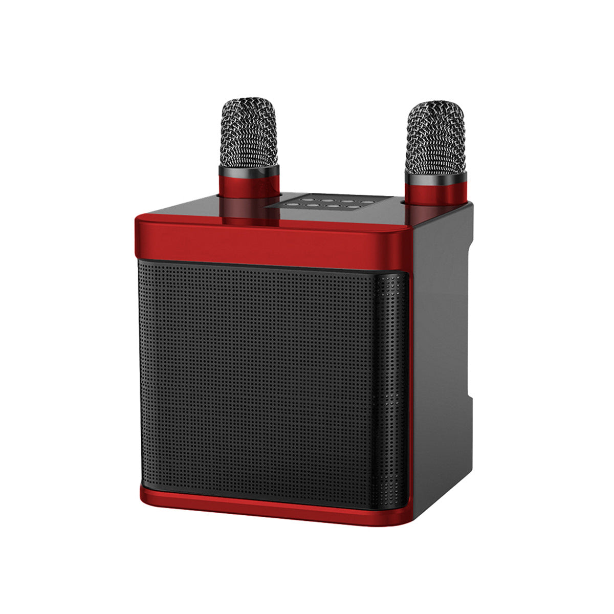 Kabelloses Karaoke-Lautsprechersystem mit zwei Mikrofonen Brehn