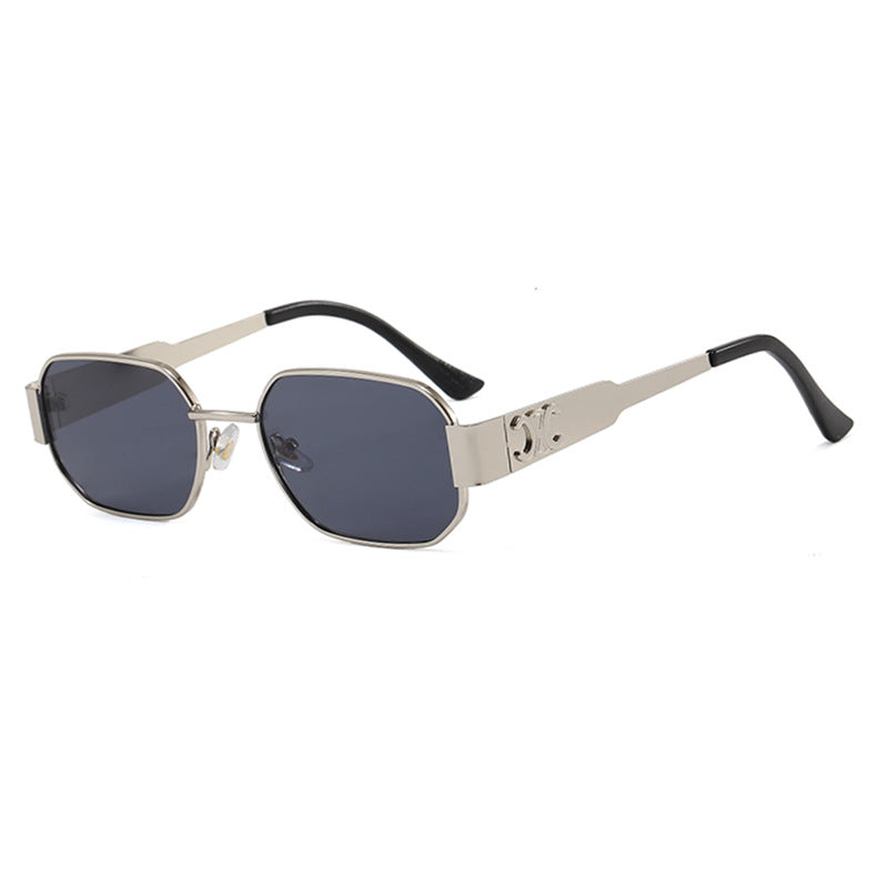 Damen geometrische Sonnenbrille im modernen Design mit polarisierenden Gläsern Brehn
