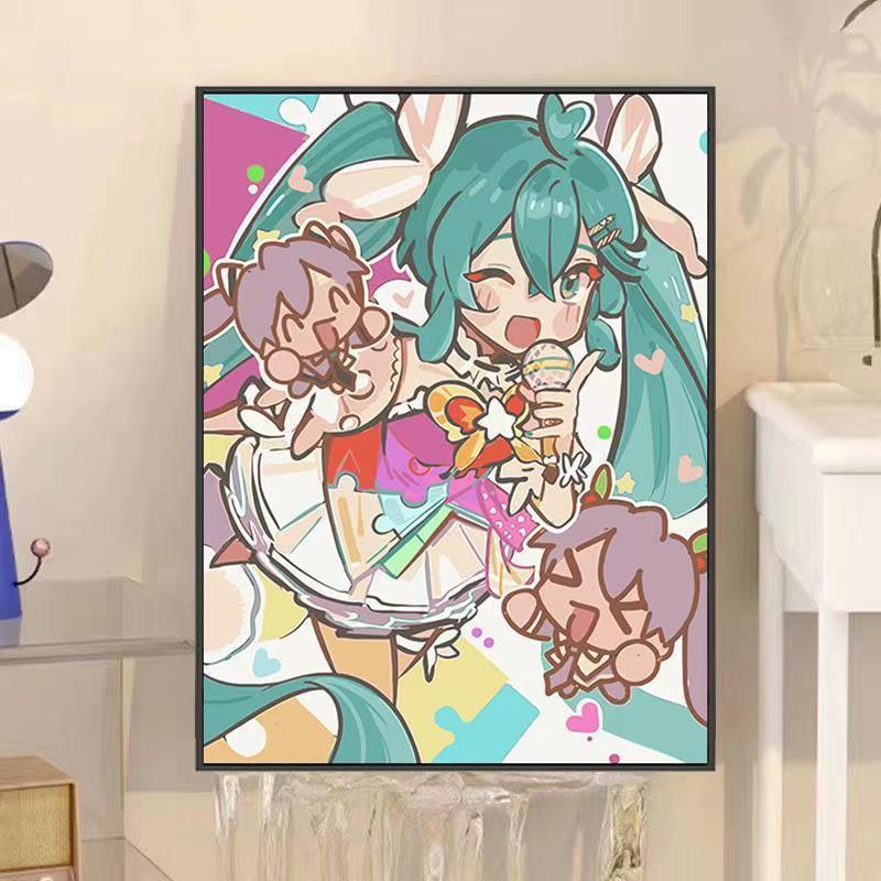 Anime-inspirierte dekorative Wandkunst Brehn