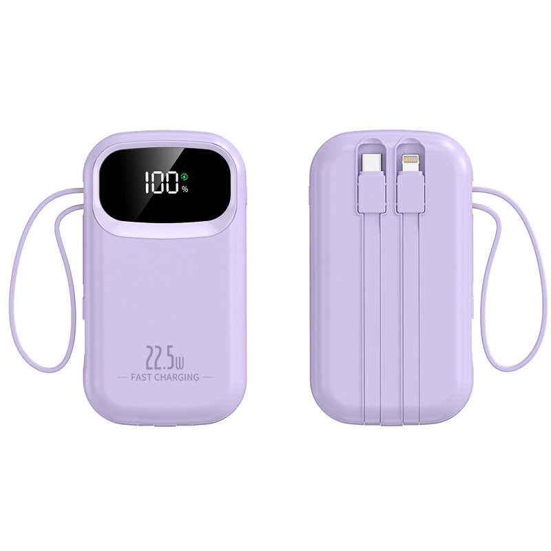 Tragbare Powerbank mit Schnellem Ladeanschluss und Lcd-Anzeige Brehn