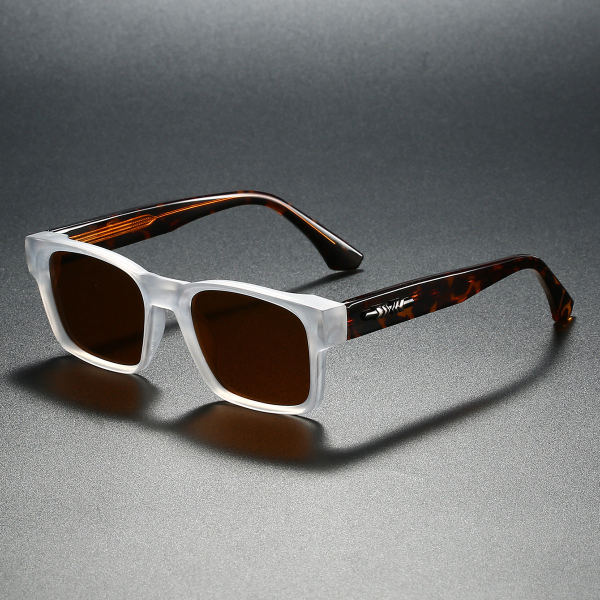 Damen Sonnenbrille mit klassischem quadratischem Rahmen und UV-Schutz Brehn