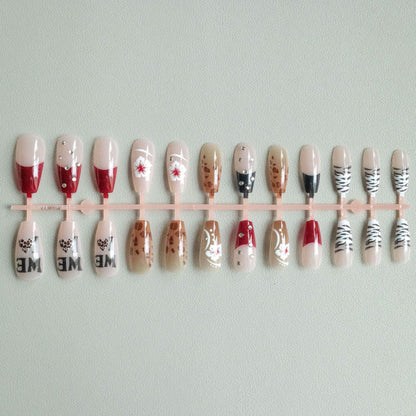 Künstlerisches kunstvolles Nageldesign-Set