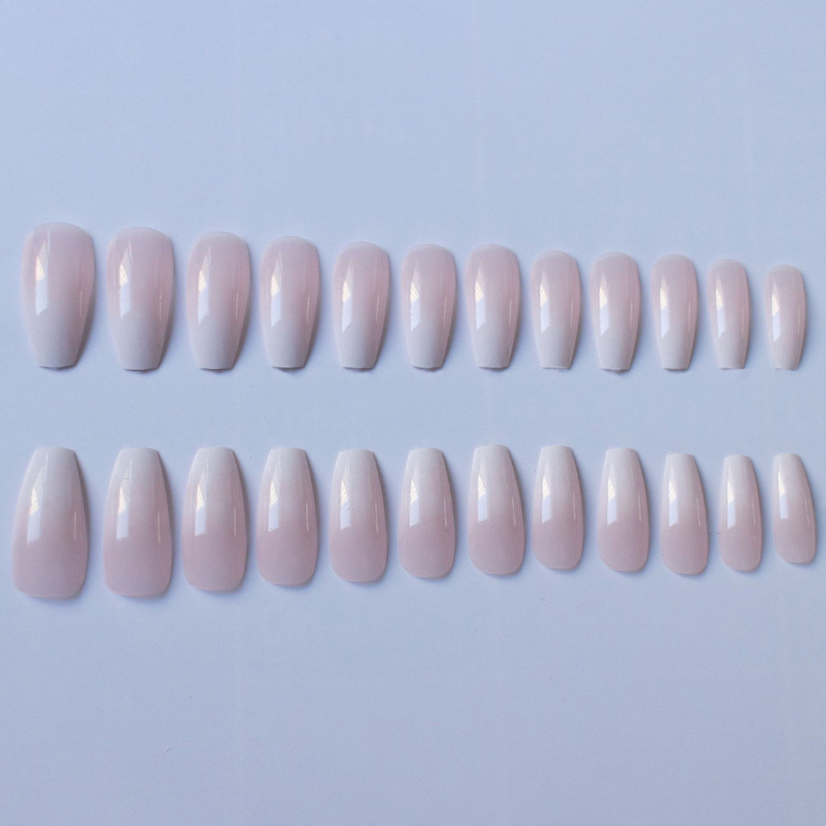 Elegante Faux-Mandel-Form Druck-Nägel