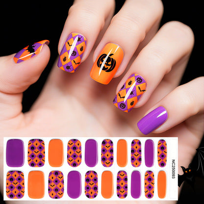 Halloween-Themen Nagelkunst-Wraps