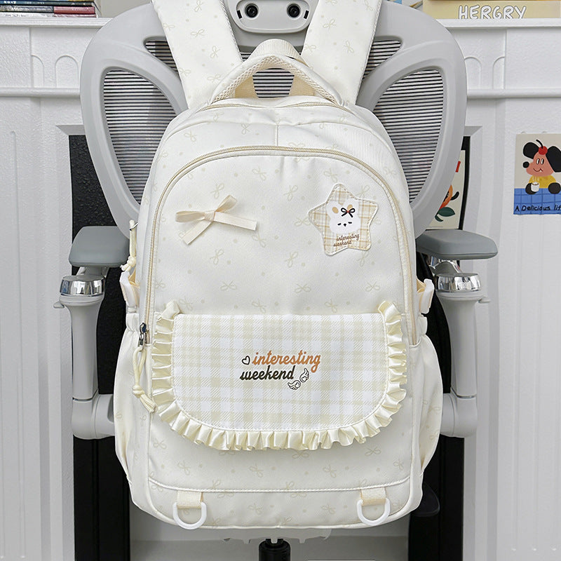 Kinderrucksack mit verspieltem Thema und mehreren Taschen