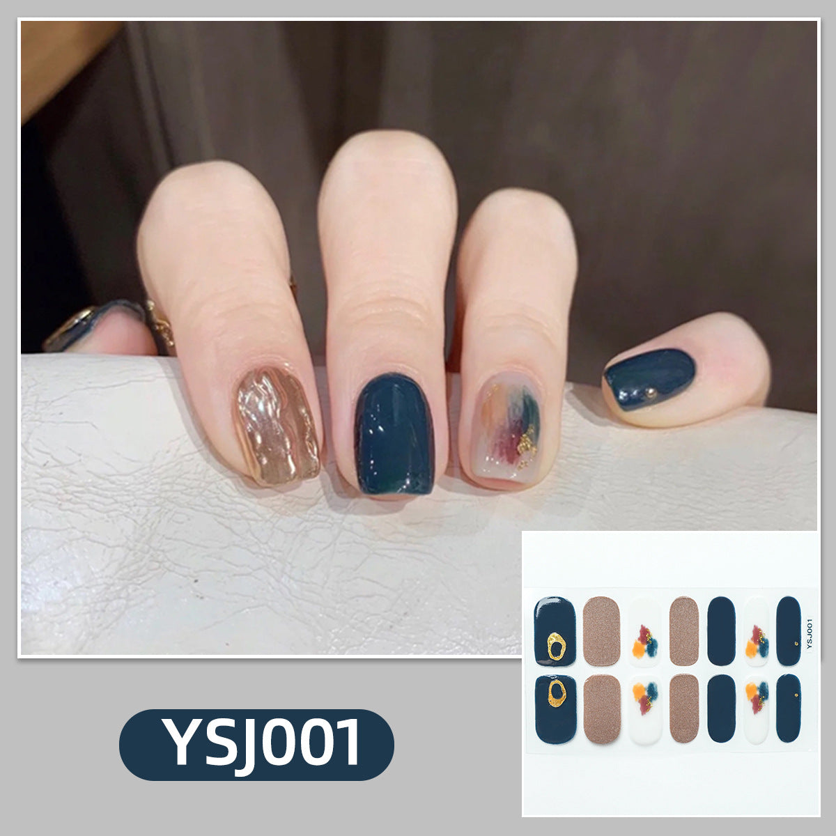 Kunstvolle Nagelverzierung mit Glitzerdetails Brehn
