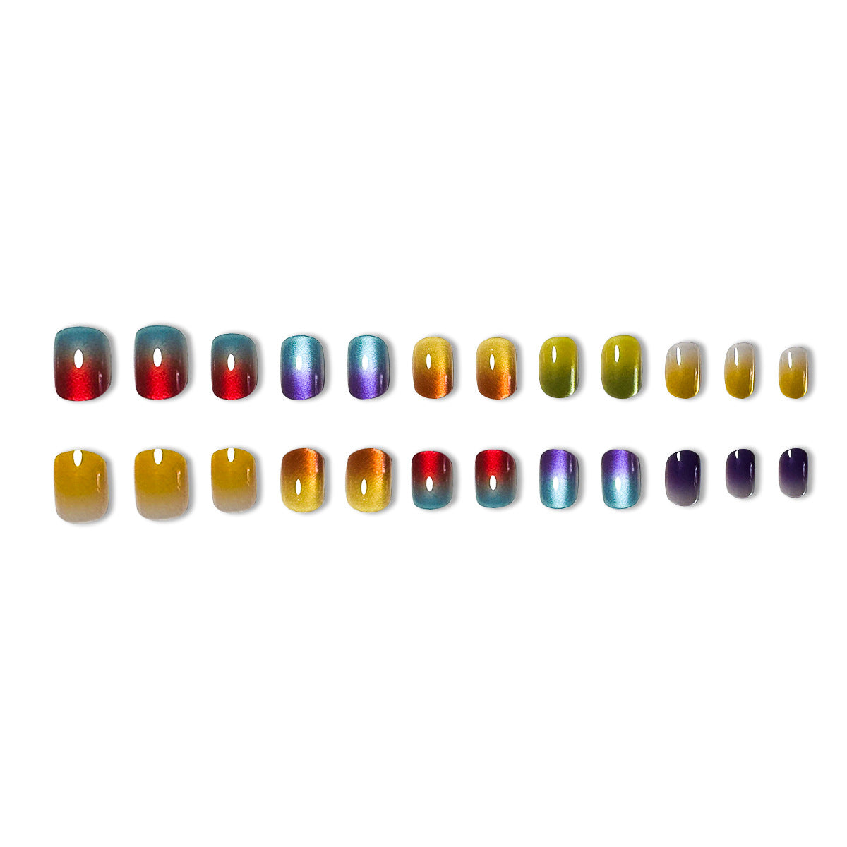 Iridescente Nagelkunstverlängerungen Brehn