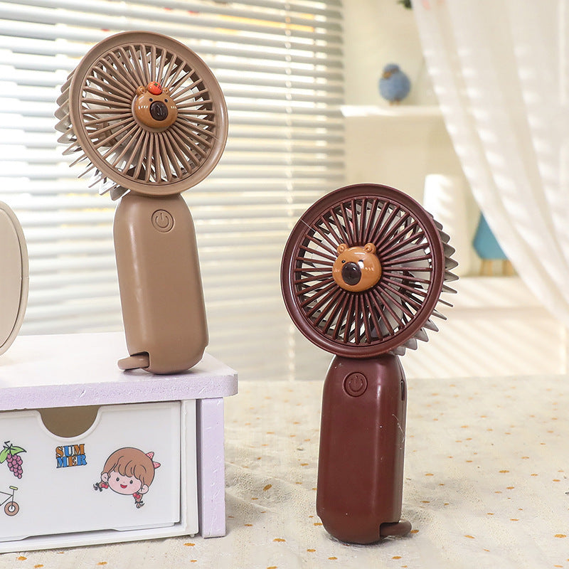 Frauen tragbarer Handventilator mit Tierdesign Brehn