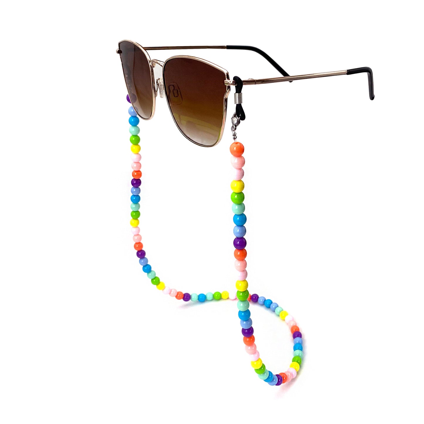 Bunte Perlen Sonnenbrillen Kette Brehn