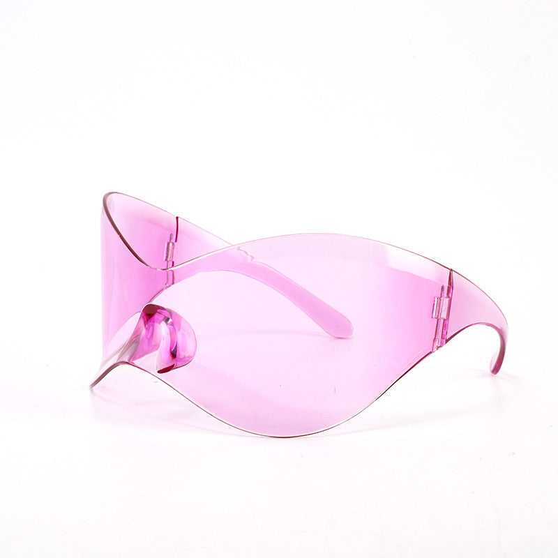 Damen futuristische Wellen-Sonnenbrille Brehn