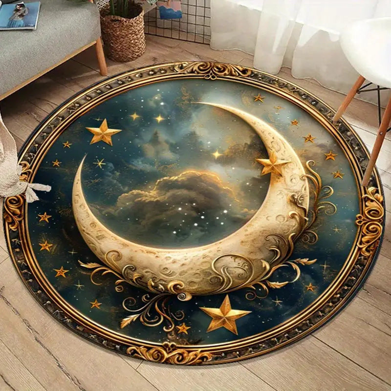 Künstlerischer Drachen runder Teppich