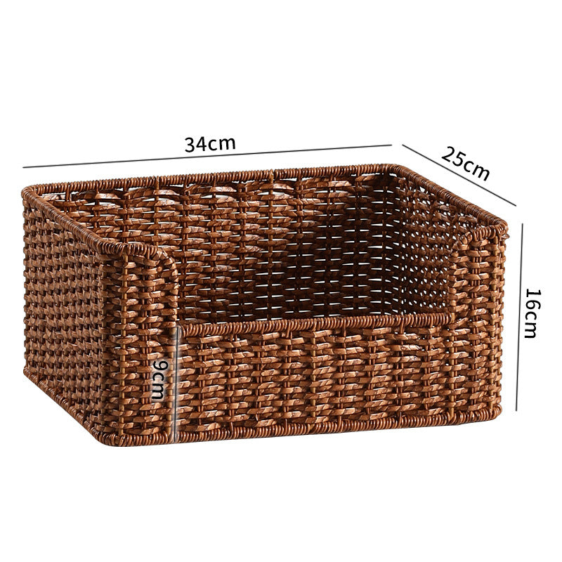 Unisex Moderner Aufbewahrungskorb aus geflochtenem Material Brehn