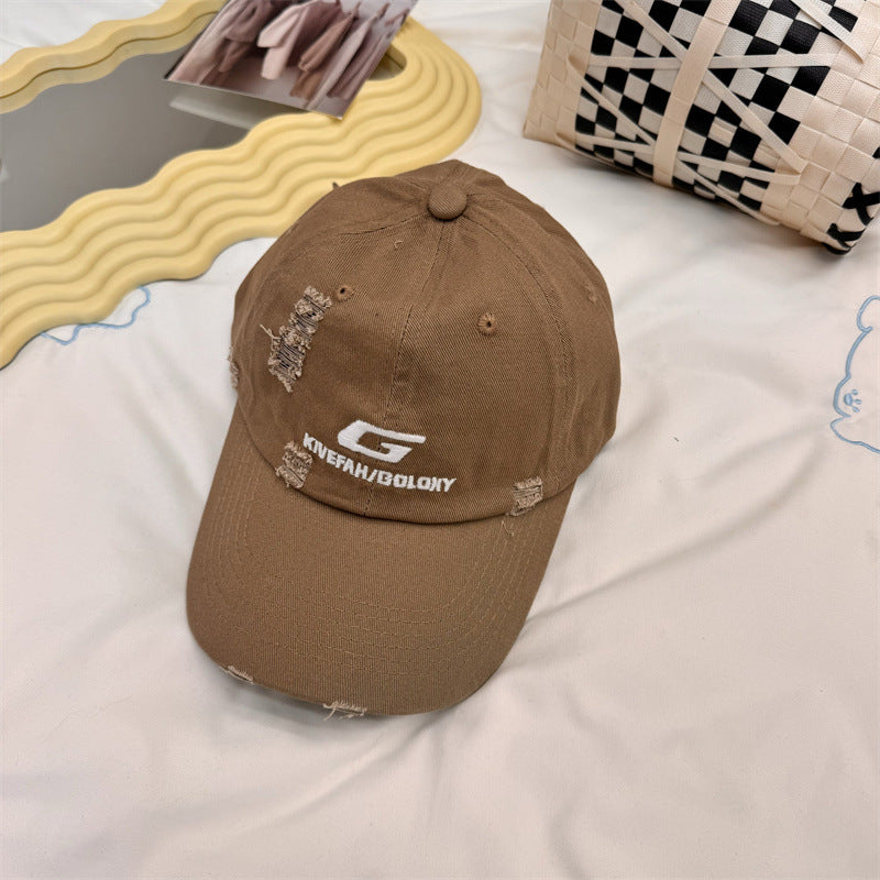 Herren Distressed Casual Baseball Cap Brehn