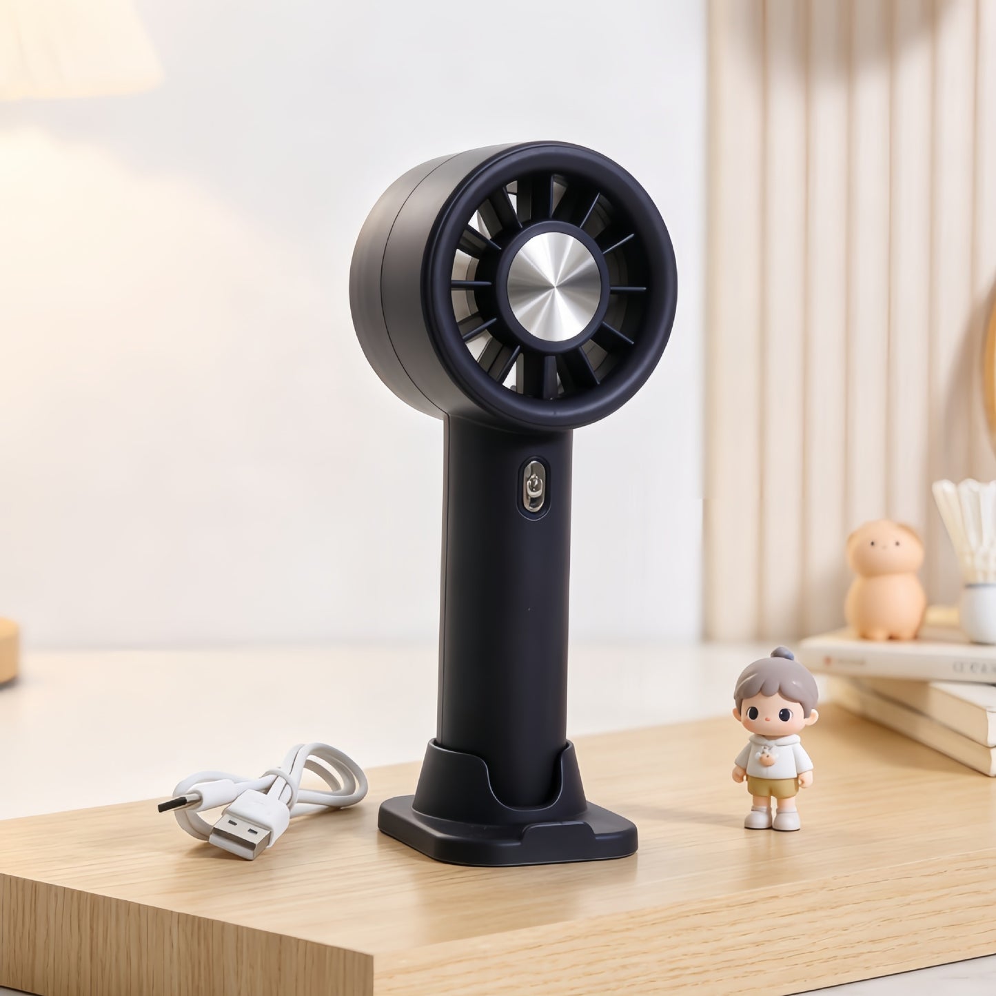 Damen tragbarer Handventilator mit variabler Geschwindigkeitsregelung Brehn