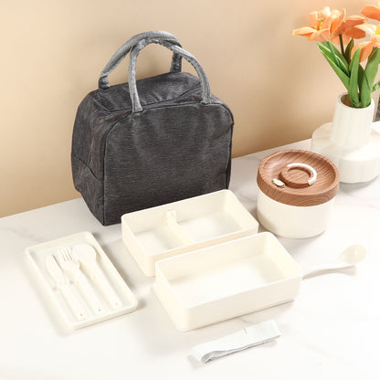 Isolierte Lunchkühltasche mit Fächern