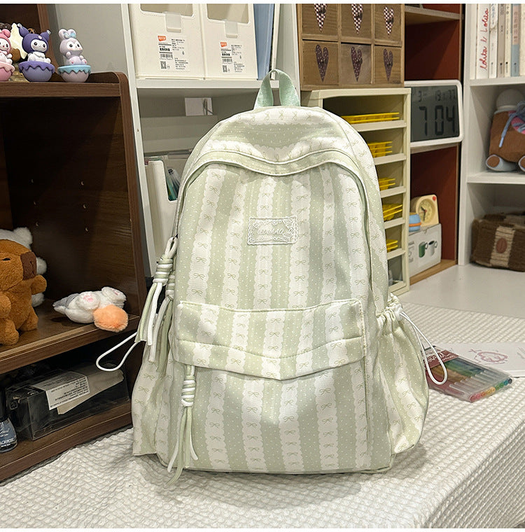 Lässiger gemusterter Schulrucksack