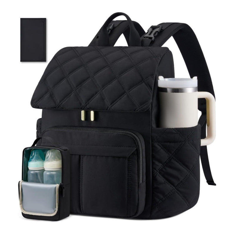 Multifunktionaler Wickelrucksack mit Isoliertem Fach und Organizer Brehn