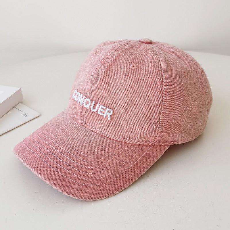 Frauen Bestickte Freizeit Denim Cap Brehn