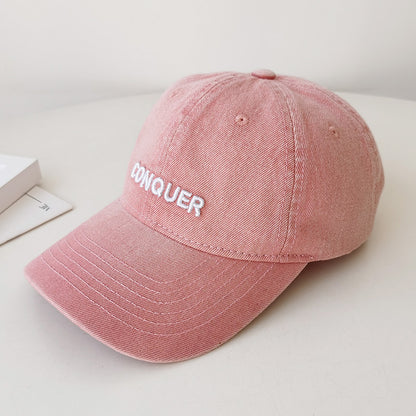 Frauen Bestickte Freizeit Denim Cap Brehn